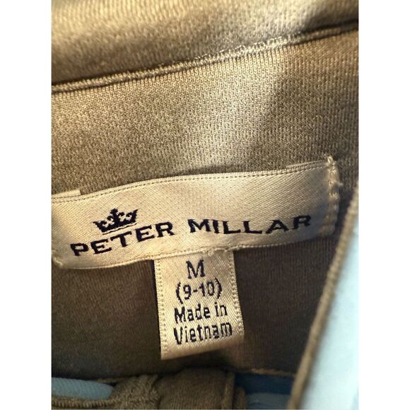 Peter Millar Perth Youth Performance Quarter-Zip Cottage Blue Medium 9-10 Golf A - Picture 2 of 5